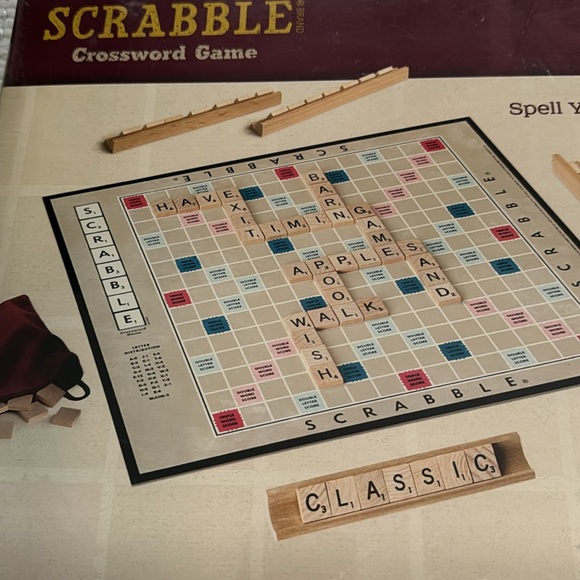 Scrabble Crossword Game Retro Series  Brand New Sealed Box - Picture 2 of 9